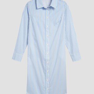 Universal Standard NWT Size 0-00 Long Sleeve Stretch Poplin Shirtdress